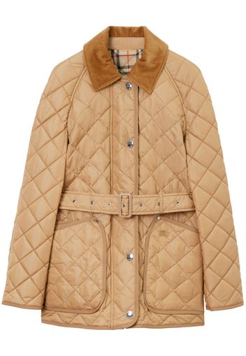 Burberry Diamond Quilted Nylon Jacket - Toni neutri