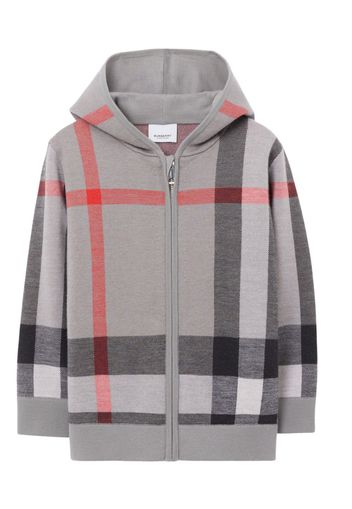 Burberry Kids Felpa con cappuccio - Grigio