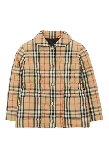 Burberry Kids Piumino a quadri - Toni neutri