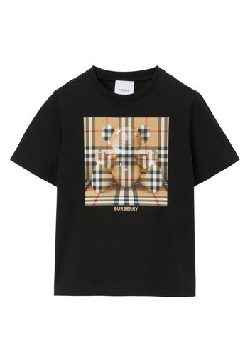 Burberry Kids T-shirt Thomas Bear - Nero