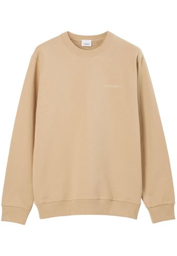 Burberry Equestrian-Knight outline cotton sweatshirt - Toni neutri