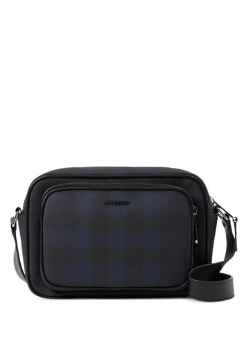 Burberry Borsa messenger Paddy a quadri - Blu