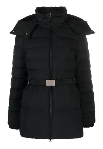 Burberry belted hooded padded jacket - Nero