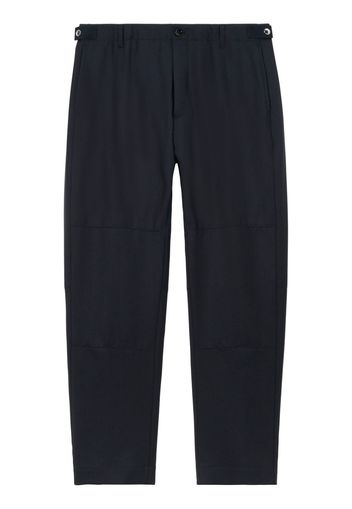 Burberry Wool Tailored Trousers - Blu