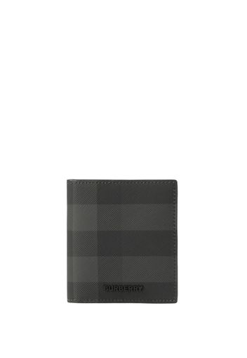 Burberry logo-lettering bi-fold wallet - Nero