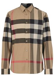 oversized check shirt