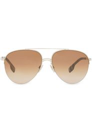 top bar aviator-style sunglasses