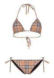 Chime classic check bikini set