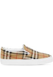 Sneakers senza lacci Vintage Check