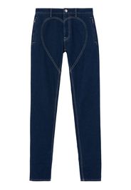 Burberry Jeans skinny a vita alta - Blu