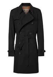 Burberry Cappotto Kensington Heritage midi - Nero