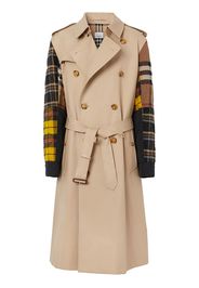 Burberry Trench con design patchwork - Marrone