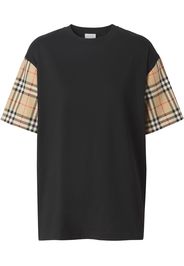 Burberry T-shirt Vintage Check - Nero