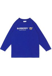 Burberry Kids Felpa Thomas Bear con stampa - Blu