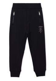 Burberry Kids stud-embellished cotton track pants - Nero