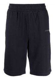 Burberry logo-print elasticated-waist shorts - Blu