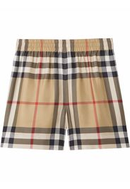 Burberry Shorts a quadri - Toni neutri