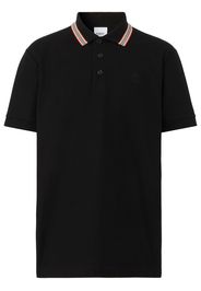 Burberry Icon Stripe cotton polo shirt - Nero