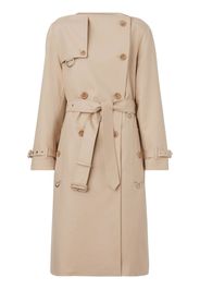 Burberry double-breasted trench coat - Toni neutri