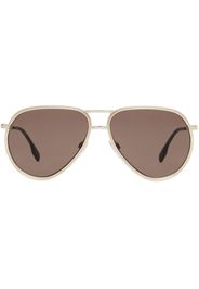 Burberry pilot-frame sunglasses - Marrone