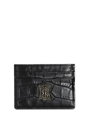 Burberry Portacarte con logo goffrato - Nero