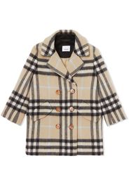 Burberry Kids Cappotto sartoriale a quadri - Toni neutri