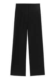 Burberry Pantaloni sartoriali con spacco posteriore - BLACK