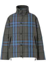 Burberry Parka a quadri - Grigio