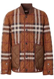 Burberry Vintage Check quilted jacket - Marrone