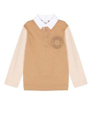 Burberry Kids Camicia con ricamo - Marrone