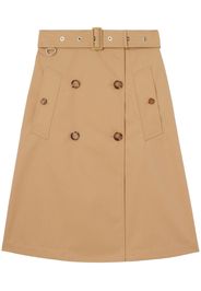 Burberry cotton gabardine trench coat - Toni neutri