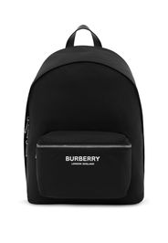 Burberry logo-print zip-around backpack - Nero