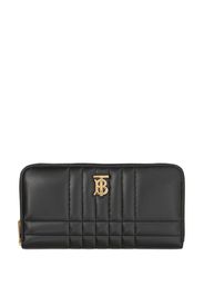 Burberry quilted leather Lola zip-around wallet - Nero