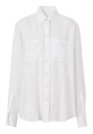 Burberry Camicia con ricamo EDK - Bianco