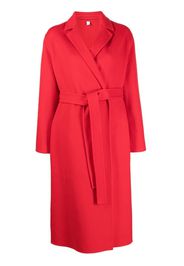 Burberry belted cashmere coat - Rosso