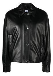 Burberry two-pocket leather jacket - Nero