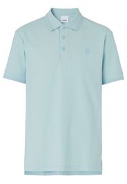 Burberry Monogram Motif cotton piqué polo shirt - Blu