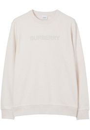 Burberry logo-print detail sweatshirt - Bianco