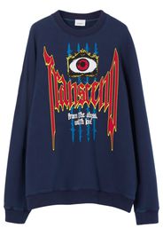 Burberry graphic-print sweatshirt - Blu