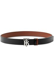 Burberry TB-buckle reversible leather belt - Nero