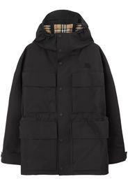 Burberry Parka EKD con applicazione - Nero