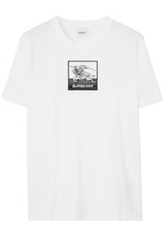 Burberry EKD Cotton T-shirt - Bianco