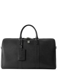 Burberry Borsone Boston in pelle - BLACK