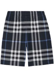 Burberry check-pattern straight-leg shorts - Nero