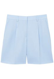 Burberry high-waisted tailored shorts - Blu
