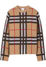 Burberry Vintage Check round-neck jumper - Toni neutri