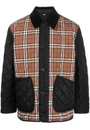 Burberry Vintage-check print shirt jacket - Marrone