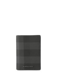 Burberry check-print bifold card holder - Nero