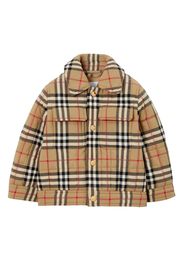 Burberry Kids Vintage Check-pattern quilted jacket - Toni neutri