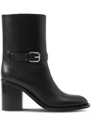 Burberry 80mm leather ankle boots - Nero